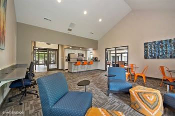Club house with pool table